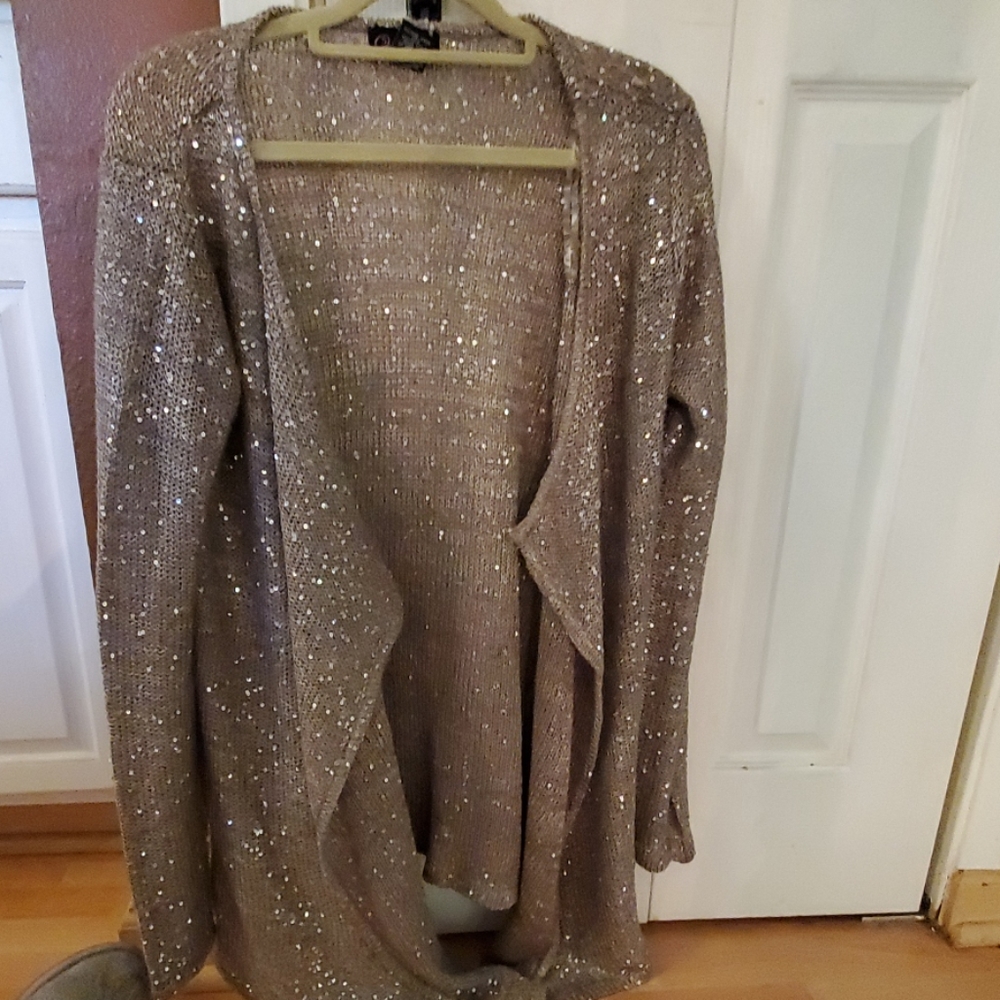 Sparkly sweater top